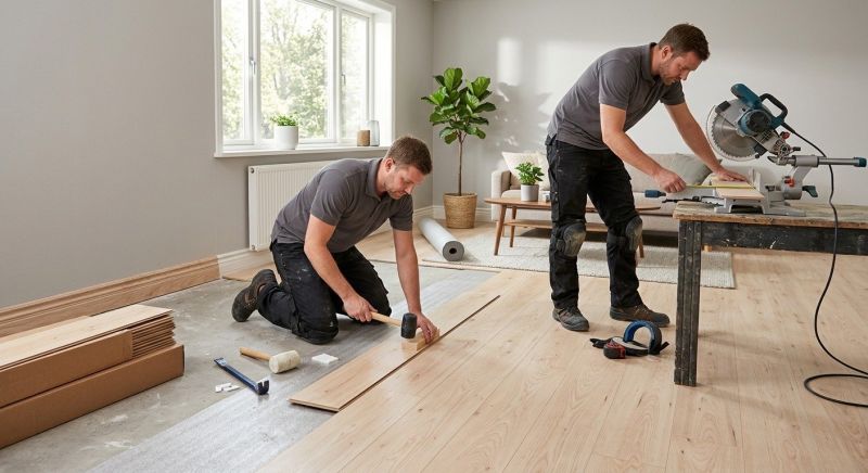 Laminate Floor Installation in Conway, PA