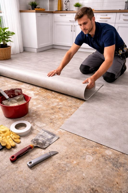 Linoleum Floor Installation in Gibsonia, PA