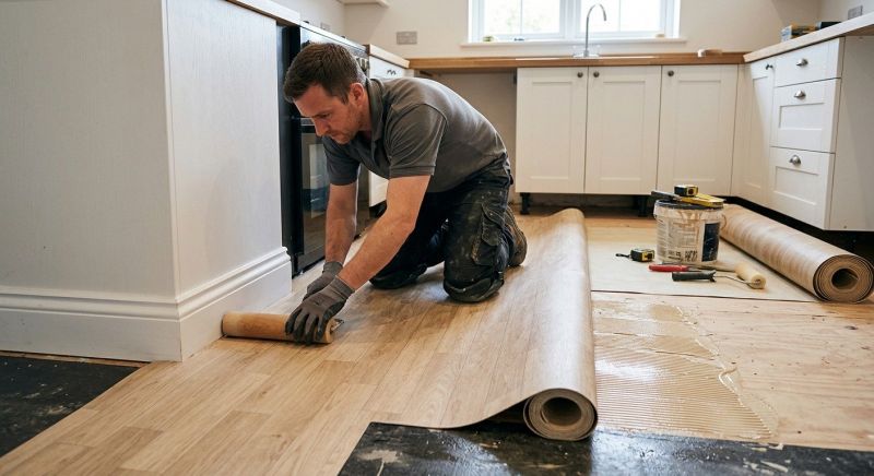 Sheet Linoleum Installation in Mars, PA