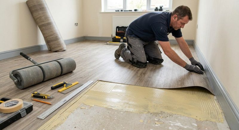 Sheet Linoleum Installation in Zelienople, PA