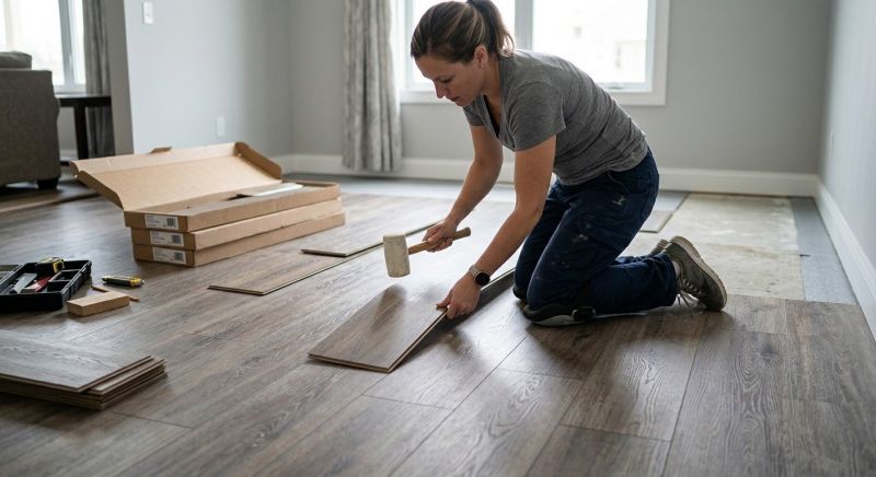 Vinyl Plank Floor Installation in Wexford, PA